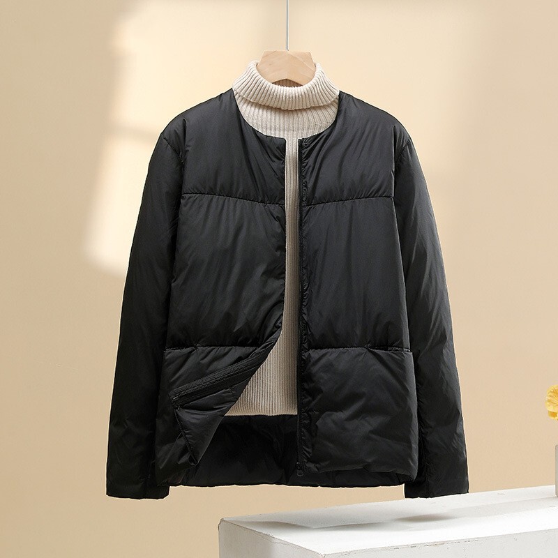 Light Down Jacket Jacket Coat Women's 2024 Winter New Windproof Warm Round Neck Lightweight Down Jacket for Women Light Down Jacket Jacket Coat Women's 2024 Winter New Windproof Warm Round Neck Lightweight Down Jacket for Women