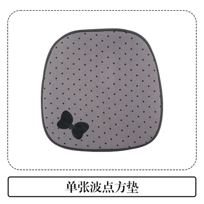 Car Seat Cushion, Universal for All Seasons, Half-Pack Seat Cover, Bow, Small Fragrance Goddess Style, Rear Three-Piece Car Seat Cushion (Seat cushion, seat cover) - pxd-front-seat-polka-dot