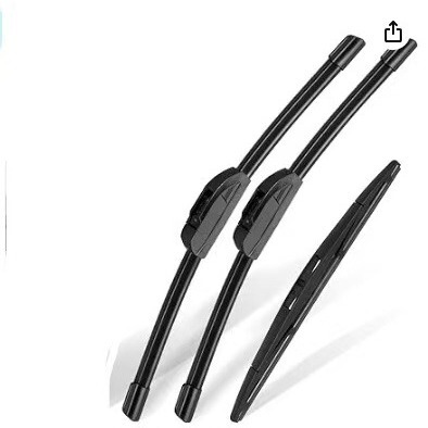 Suitable for Jeep Wrangler front and rear wiper 16 inch 16 inch 12 "rear wiper blade compatible with 18-21