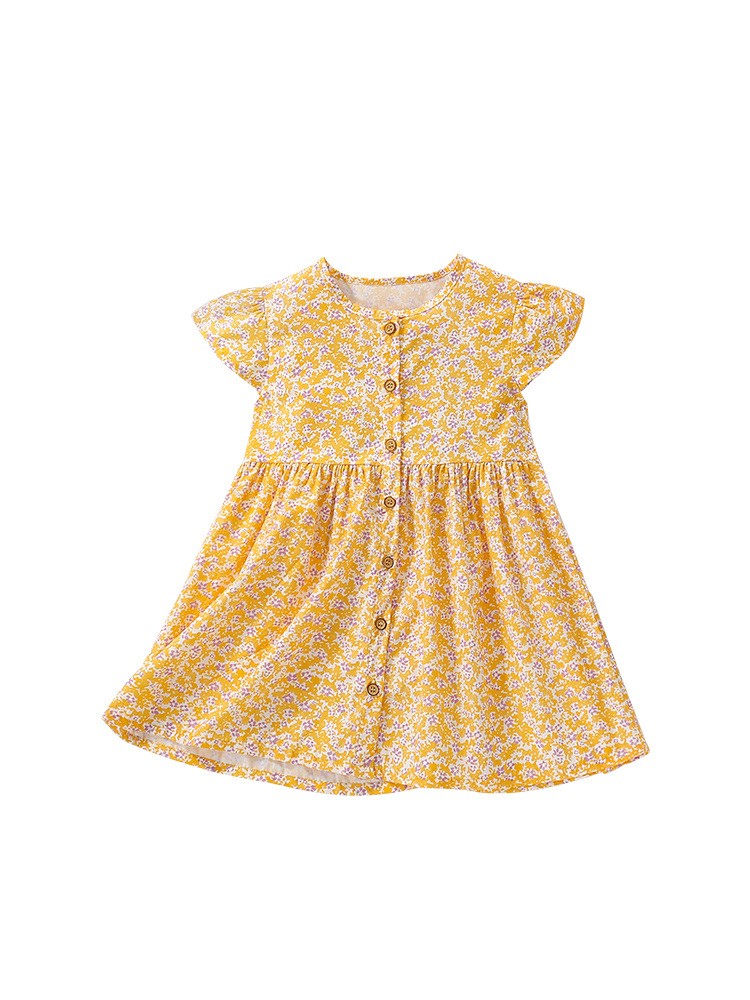 Vestido de niña malwee transfronterizo vestido de verano nuevo estilo europeo y americano vestido casual de niña linda de manga corta para niños pequeños image 5