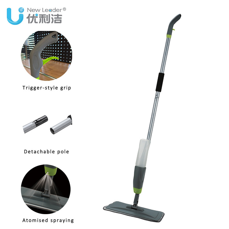 Aluminum Pole Detachable Spray Mop for Home Use, Microfiber Flat Mop, No-Wash, Lazy Person's One-Touch Spray, Dual-Use for Dry and Wet Aluminum Pole Detachable Spray Mop for Home Use, Microfiber Flat Mop, No-Wash, Lazy Person's One-Touch Spray, Dual-Use for Dry and Wet