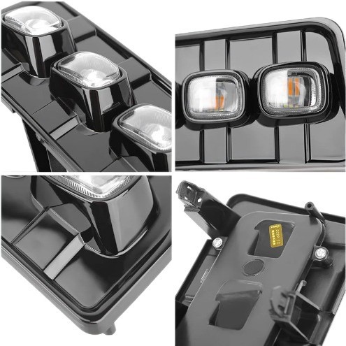 13-22 Superpower 4runner lámpara diurna delantera de niebla de montaje de dirección de flujo de luz diurna LED