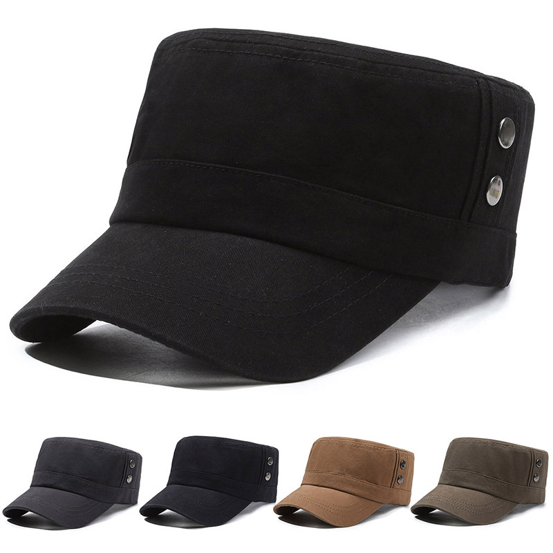 Hat middle-aged men, new military for spring and autumn, outdoor leisure duckbill summer sun , men's casual flat top_voghion.com