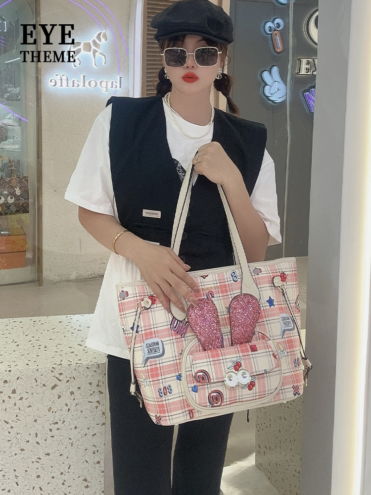 Bolsa de impresión de cremallera de gran capacidad para damas de viaje de ocio almacenamiento personalidad bolsa de moda extraña 2690 #