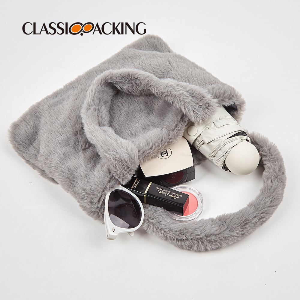 2022 modelos de otoño e invierno, bolsos de felpa, moda femenina, bolsos de todo fósforo, bolsos de gran capacidad, logotipos impresos