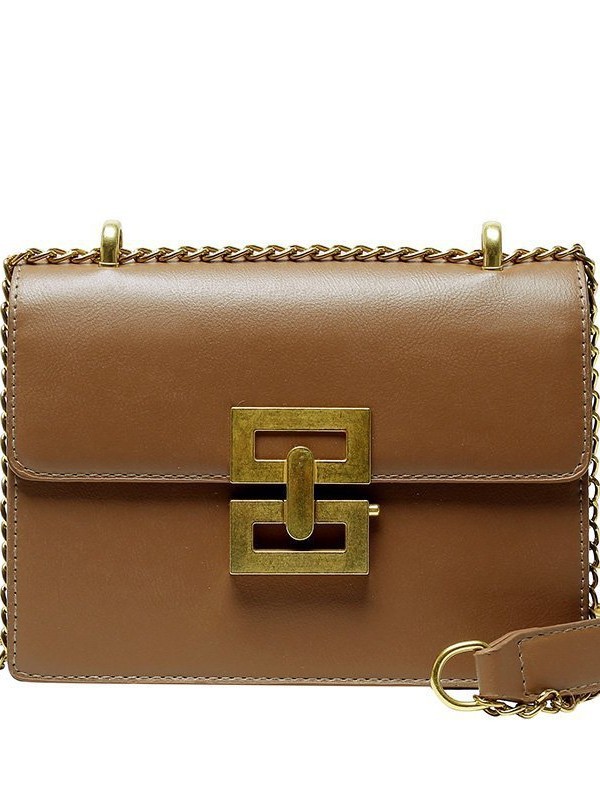 Bolsos transfronterizos, bolsos de hombro de moda de moda, bolsos retro europeos y estadounidenses, bolsos de moda de cadena, bolsos cuadrados, bolsos de cinturón con bloqueo