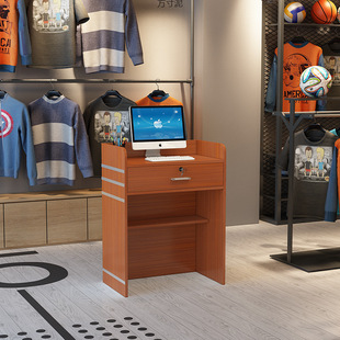 Cashier Counter Simple Modern Clothing Store Supermarket Cashier Cabinet Small Bar Shop Reception Desk Hotel Small Counter Factory