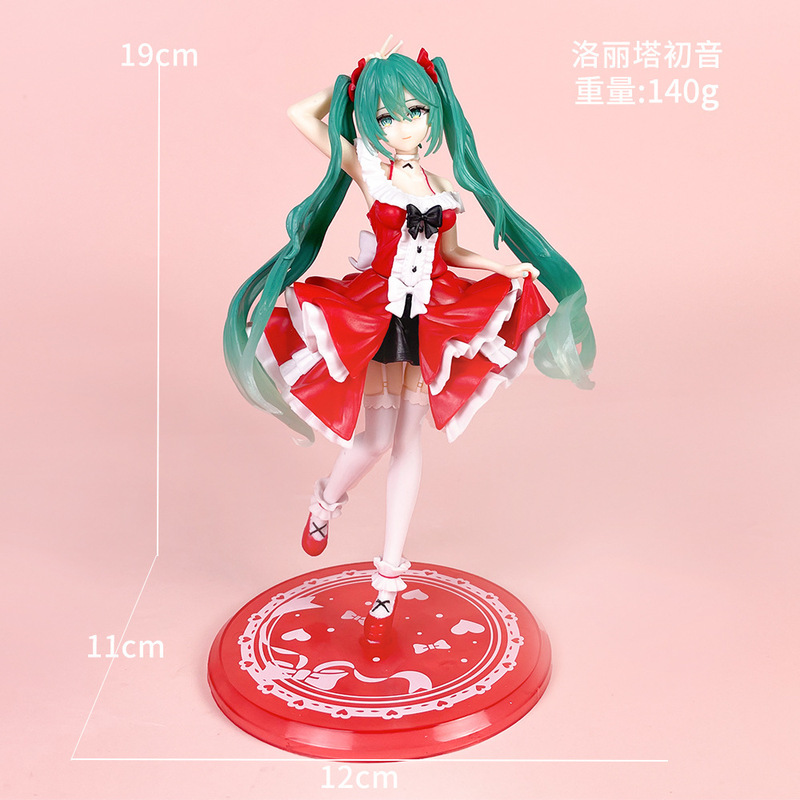 初音未来手办动漫水冰月美少女蕾姆花嫁穹妹二次元公仔模型摆件批|undefined