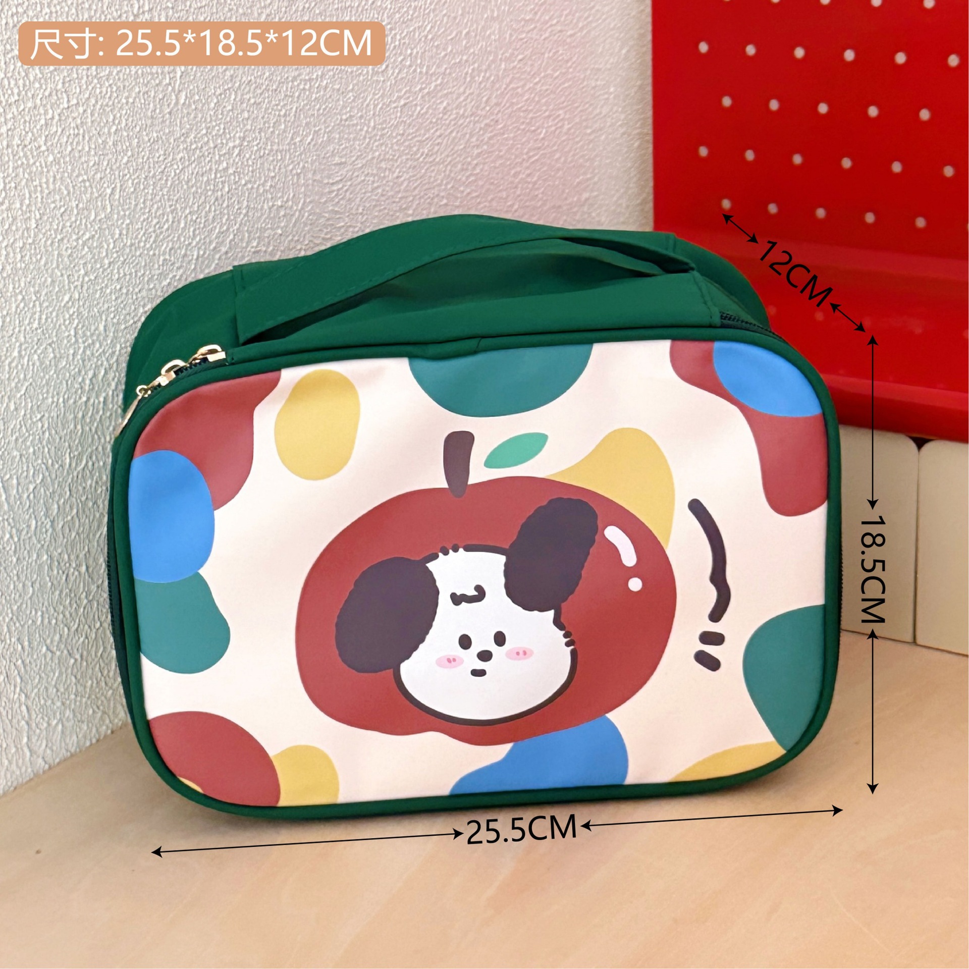 Tengyi original lindo gato de dibujos animados bolsas de maquillaje portátiles de gran capacidad para niñas bolsas de almacenamiento de maquillaje nuevas
