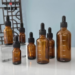 スポット 5ml ブラウンスケール エッセンシャルオイルボトル 30ml スポイトボトル 30ml ブラウン遮光ガラス エッセンシャルオイルボトル