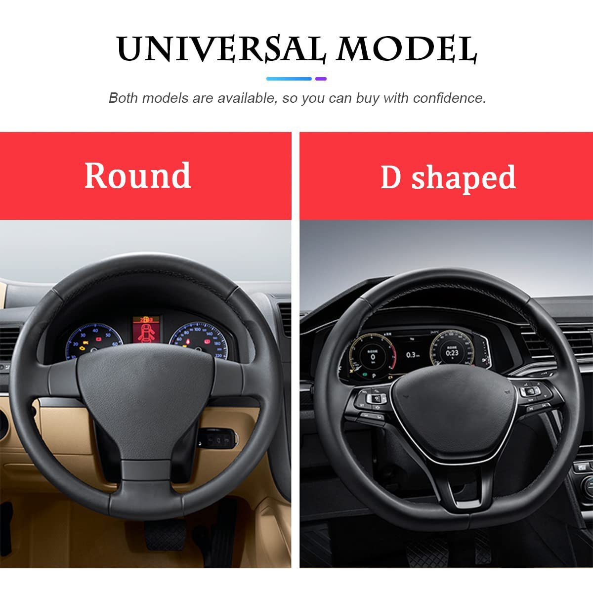 Factory Direct Sales Cross-Border Colorful Rhinestone Car Steering Wheel Cover, Leather Three-Dimensional Interior Handle Cover Without Inner Ring
