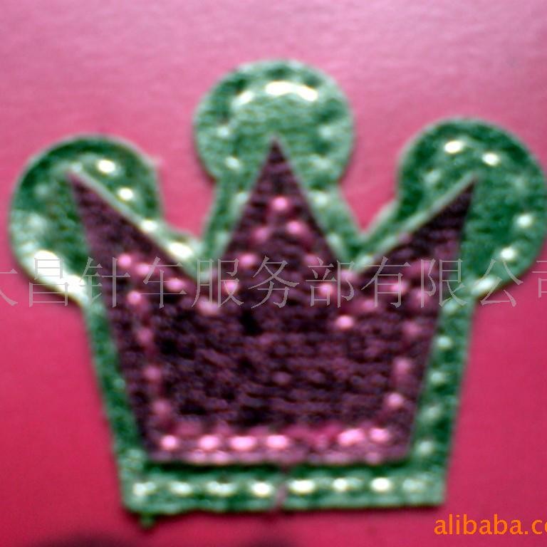 服装布标唛头电脑车缝 服饰商标童鞋标识车线