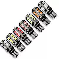 Автомобильный светодиодный декодированный широкий свет T10 3030 24SMD яркий свет для чтения canbus маленький свет номерной знак