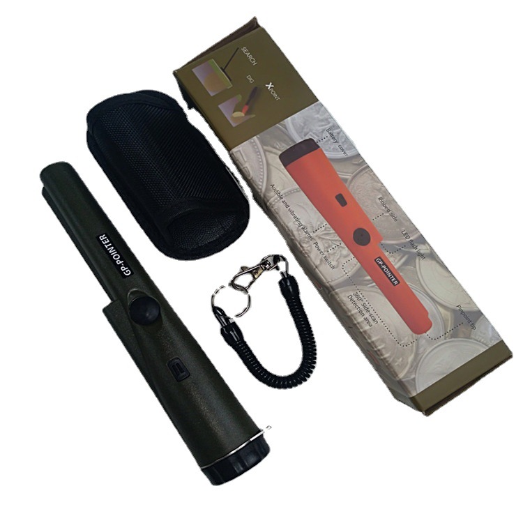 军绿色手持金属探测器GP-POINTER探测棒寻金银铜—件代发