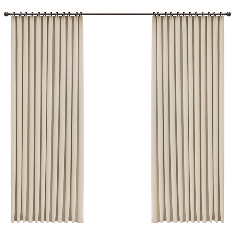 Nuevo cachemire doble cara cortina de sombra de Chenille dormitorio crema viento Shaoxingke puente cortina personalizada de toda la casa productos terminados