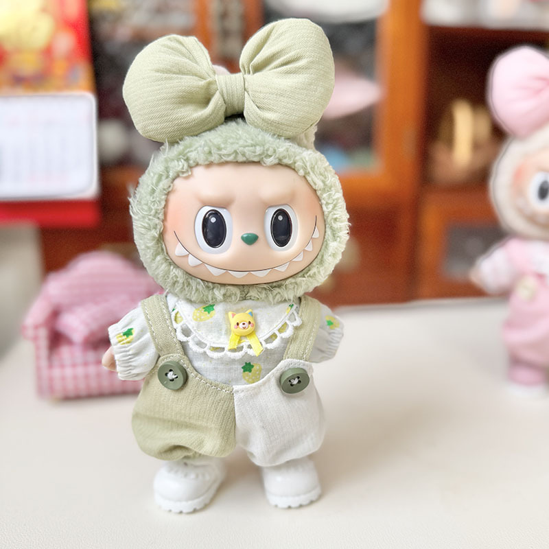 仅衣服] 一/二代La布布衣服挂件拉布布坐坐派对娃衣挂件草莓熊萌|undefined