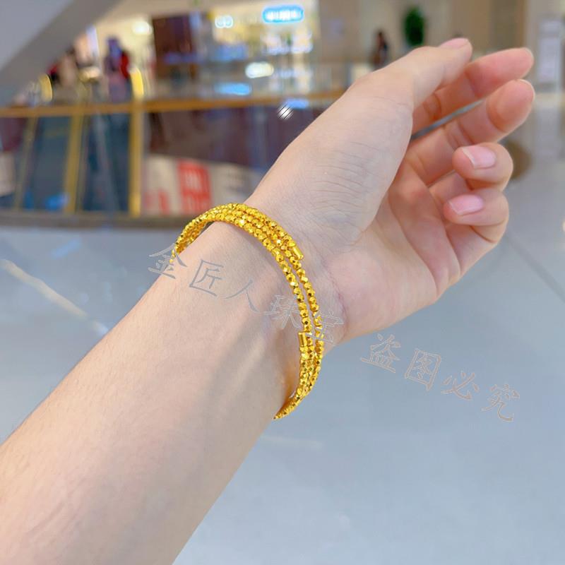 약 10g 디스코 비드 팔찌 인기 판매 조절 가능한 메모리 팔찌