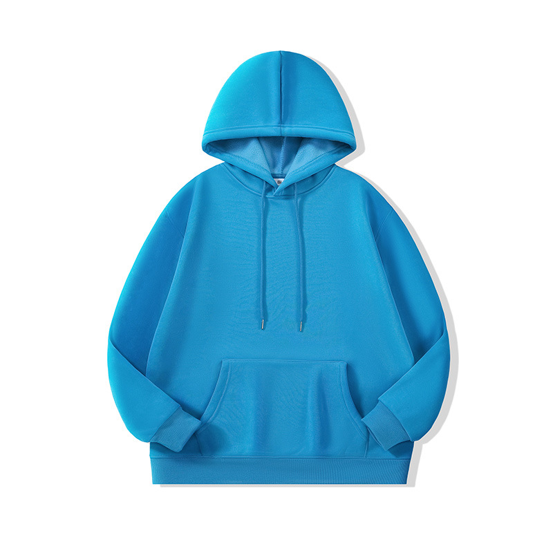 Sudadera de algodón puro para niños, con capucha y forro polar de 500g, uniforme de grupo, camiseta publicitaria cultural, ropa de trabajo personalizada con impresión de logotipo