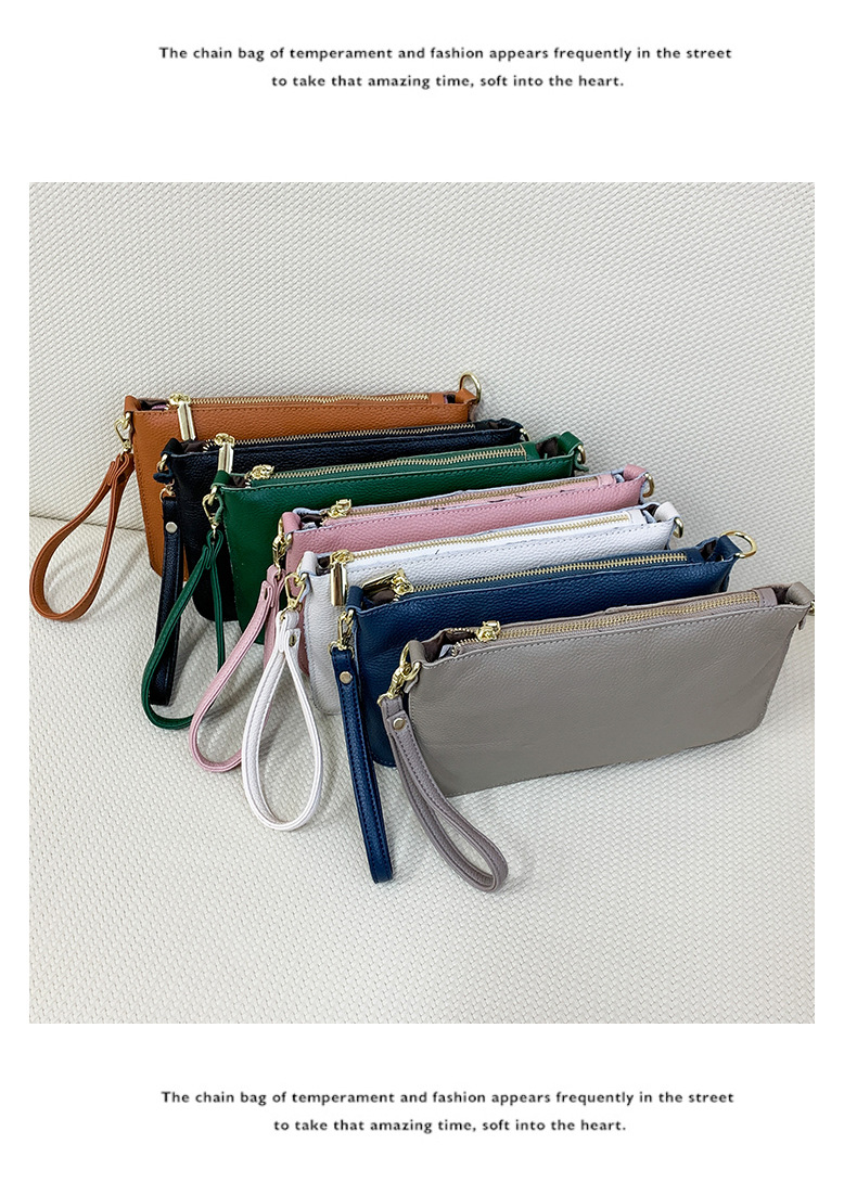 Women's Small Pu Leather Solid Color Basic Classic Style Zipper Phone Wallets display picture 18