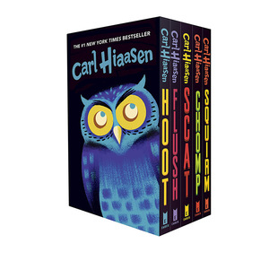 Carl Hiaasen 5 объемов Carl Hiaaaasen установлены Hoot/Flush/Scat/Chomp/