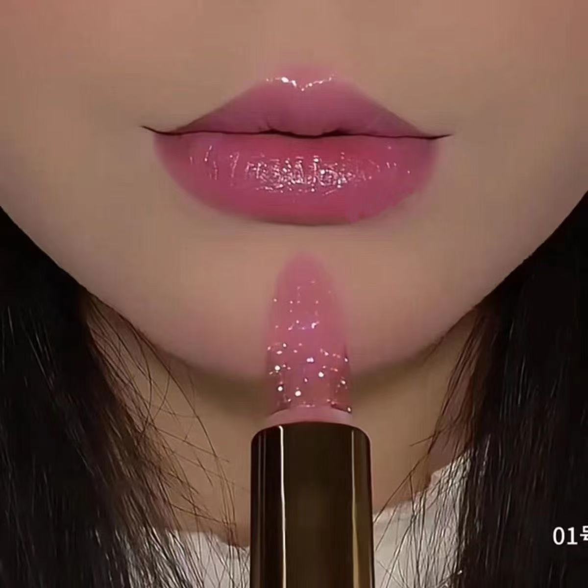 Color Foil Color Change Lipstick Moisturizing Temperature Change Non-stick Cup Moisturizing Waterproof Pure Jelly Transparent Lip