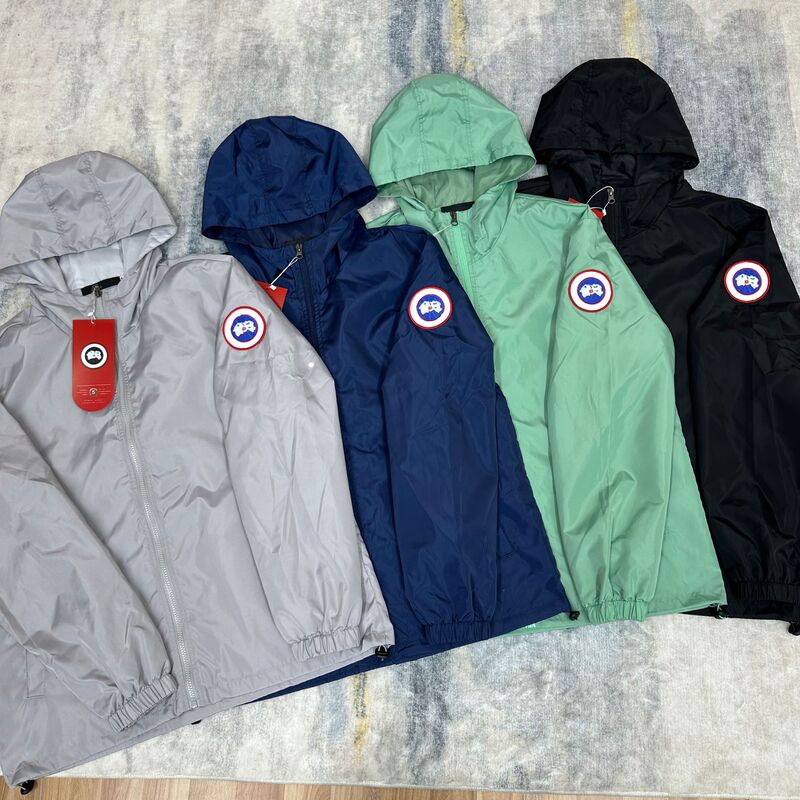 Goose Home Cross-Border Large-Sleeve Kirani Lightweight Hooded Windproof Jacket with Full-Length Zipper Closure, Urban Functional Style