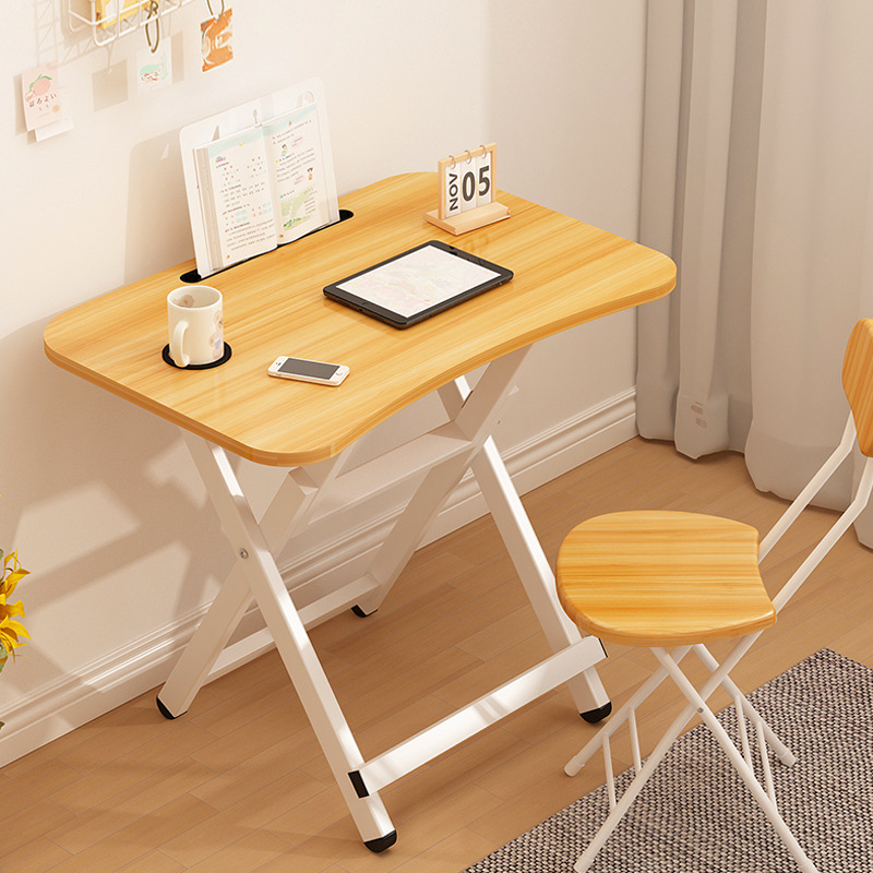 Foldable Children's Study Table Set for Men and Women Homework Home Writing Desk Student Simple Desk Chair Desk