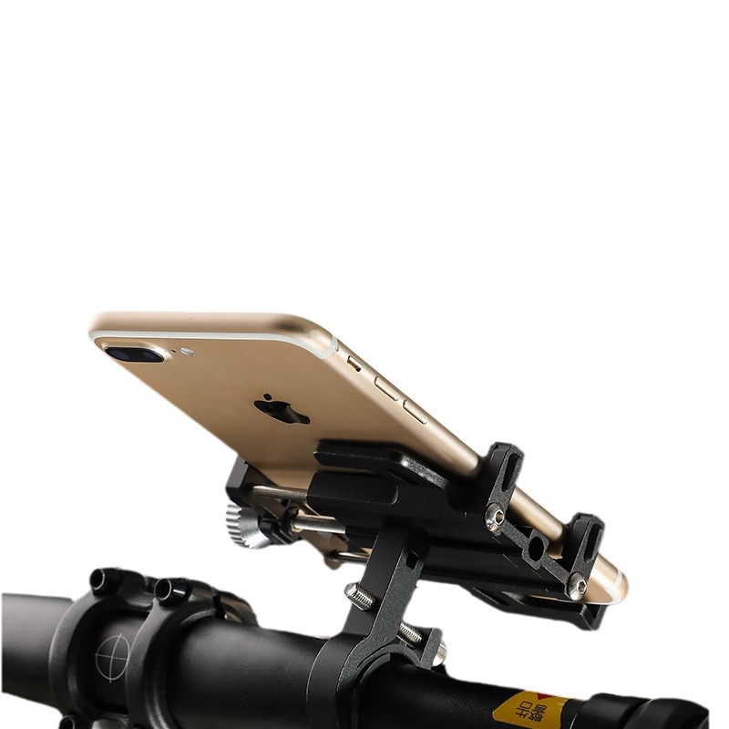 Bicicleta soporte para teléfono móvil aleación de aluminio navegación fija batería de motocicleta coche eléctrico soporte para teléfono móvil accesorios de equitación