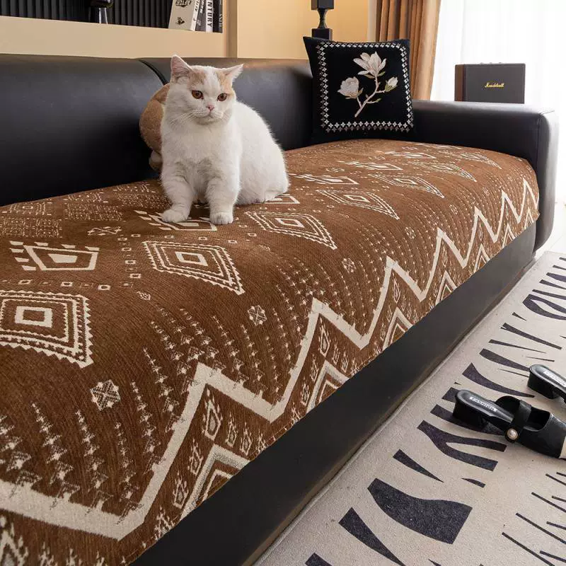 2025 Новый чехол для дивана из шенилла-Bass