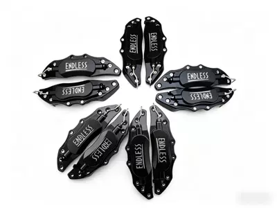 accessories, caliper cover wholesale, Brake caliper cover - medium-size-ink-black-2-pieces
