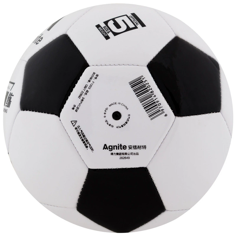 得力 Anginet F1203_5 PVC machine sewing football PVC regular 11 -person machine sewing football standard ball