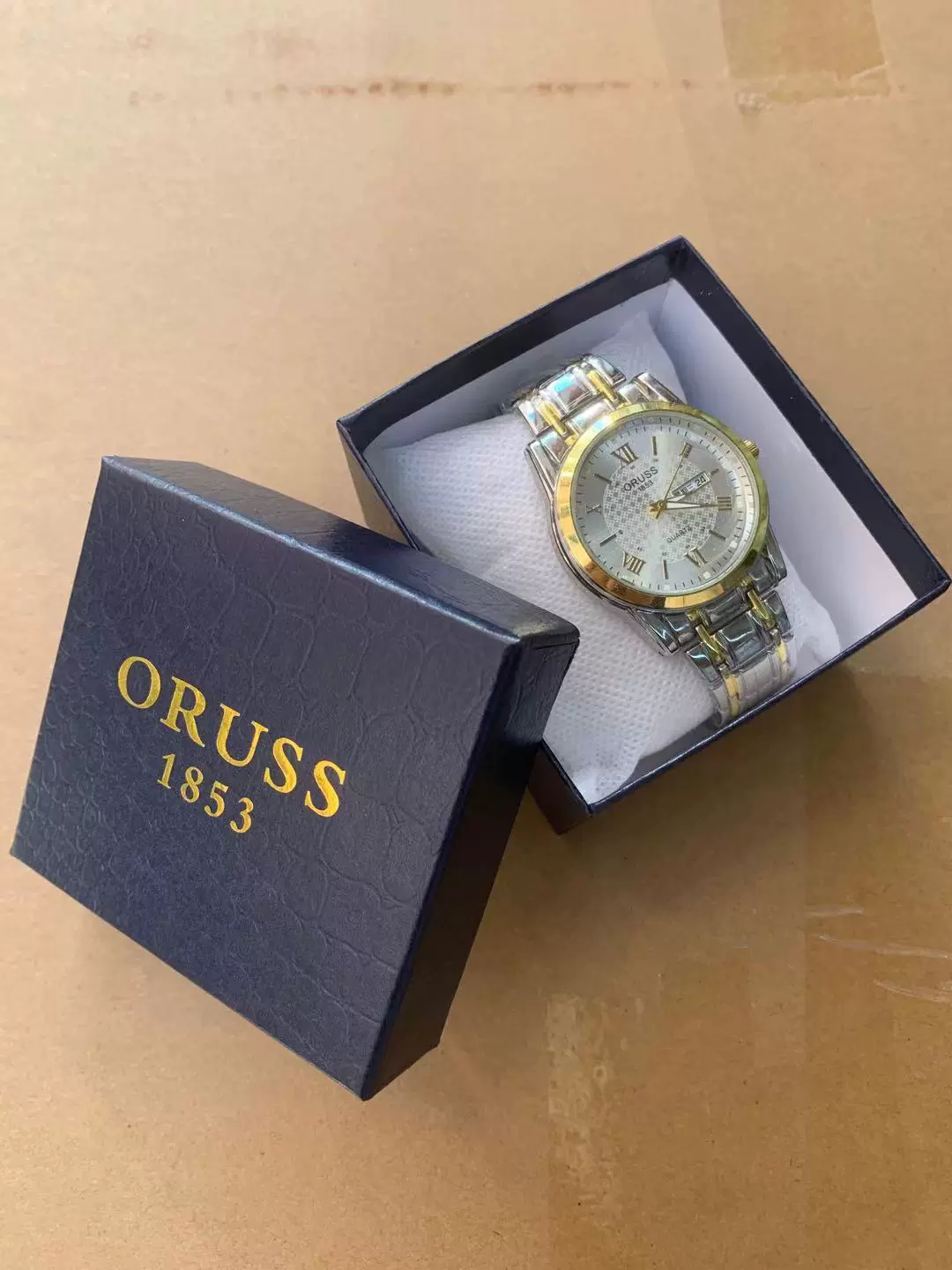 现货批发精美手表包装盒子 天地盖手表礼盒厂家批发可烫印LOGO