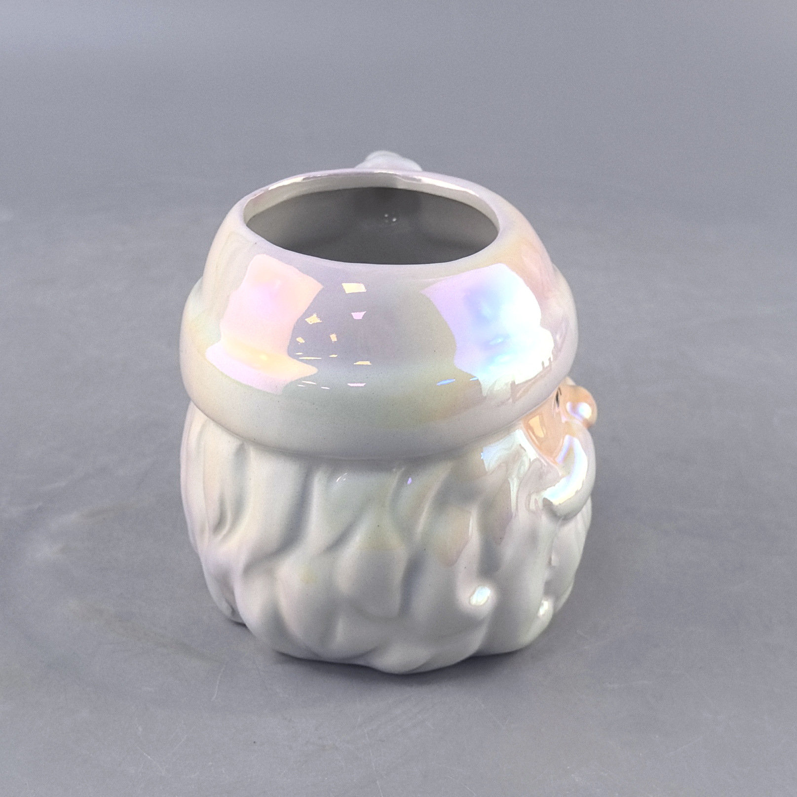 Navidad creativa transfronteriza atmósfera cerámica de oro tazas de Santa Claus tazas de Navidad artesanías cerámicas