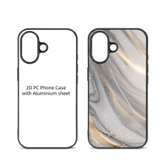 IPhone16熱転写印刷に適した携帯ケース2d PCアルミシート素材卸売り