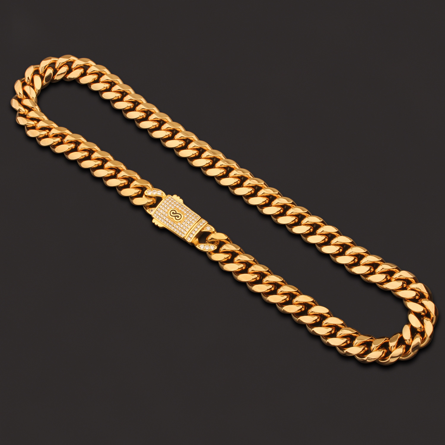 33g Weight Box Clasp Closure Clasp Closure Type Chain Necklace Classification 304 Stainless Steel Chain Material Cuban Link Chain Curb Chain Chain Type 1 Piece Quantity Holiday, Party Occasion 304 Stainless Steel Material Geometric Pattern All Seasons Season Men's Gender Plating Design Hip-Hop, Punk Style Hip-Hop Punk Geometric 304 Stainless Steel Plating Men's Chain Necklace Men Chain Necklaces 5