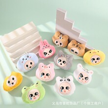 新款卡通毛绒吱吱叫娃三岁玩偶挂件头套公仔女孩包包钥匙扣小挂饰