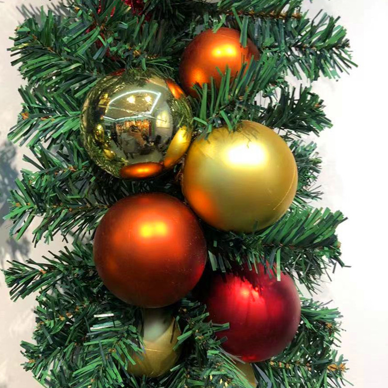 クリスマス藤条2.7メートル暗号化発光花輪藤条門藤柱クリスマスツリー吊り天井屋外グリーン装飾品|undefined