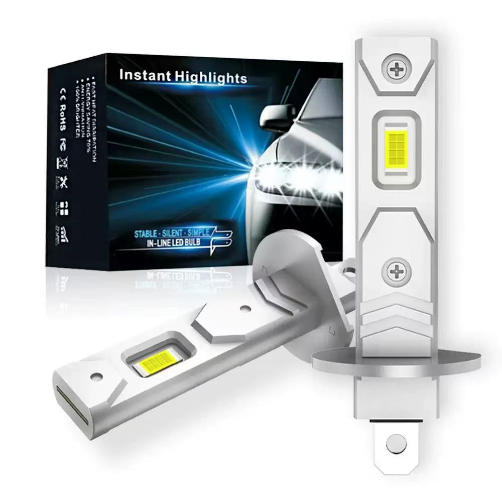 H1 Direct Plug-In Small Fan H1 Mini Model H1H1 Small Size High Brightness Led Car Headlight Fog Light Car Bulb
