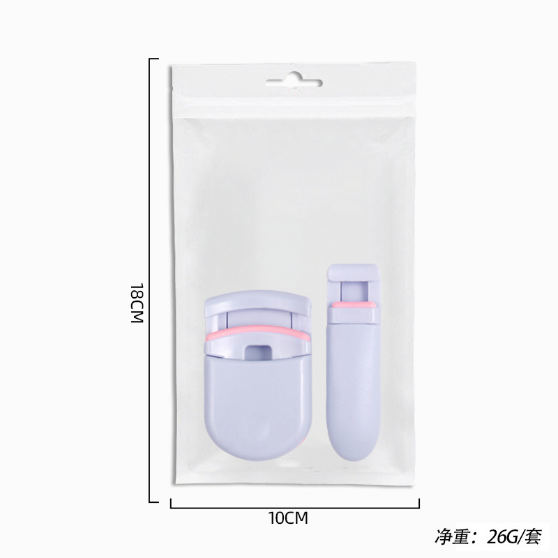 Mini Rizapestañas Portátil de Plástico, Sin Pellizcar, Clip de Pestañas de Gran Ángulo