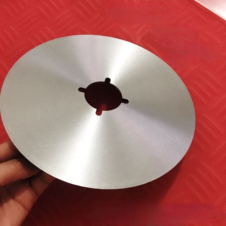 回旋大圆刀上下刀片圆形切布纸筒薄膜塑料分条机分切 断布机圆刀