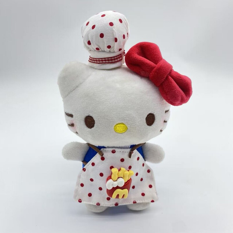 Christmas Doll Clothes 10cm Doll Clothes Kt Doll Cotton Doll Bag Pendant Cute Plush Doll Clothes Chef Hat Bib