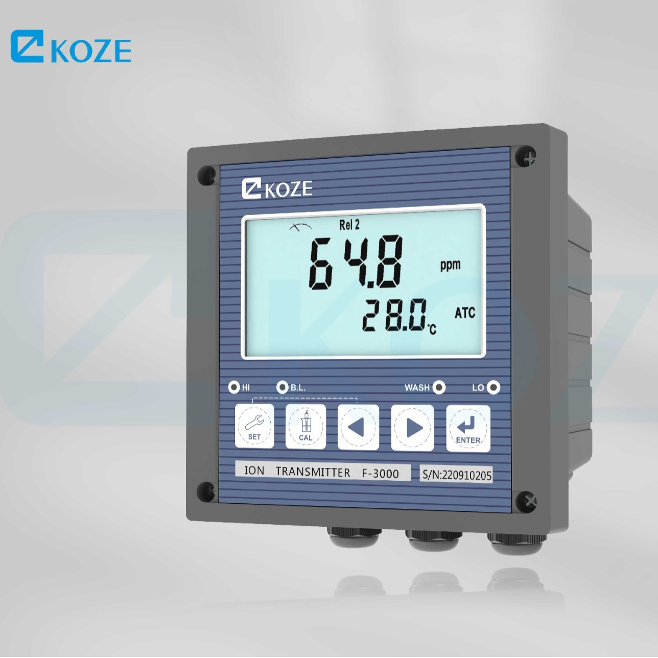 科泽KOZE在线氟离子分析仪F-3000/Cl-3000/NH-3000价格电议