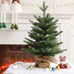 国境を越えた新製品クリスマス装飾品PE PVCデスクトップ装飾クリスマスツリーミニクリスマスツリーセット装飾品