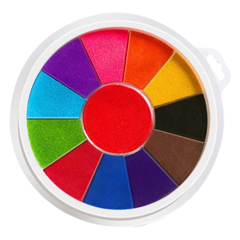 Los niños dedo pintura inkpad kindergarten pintura graffiti Palma lavable inkpad pintura sello álbum