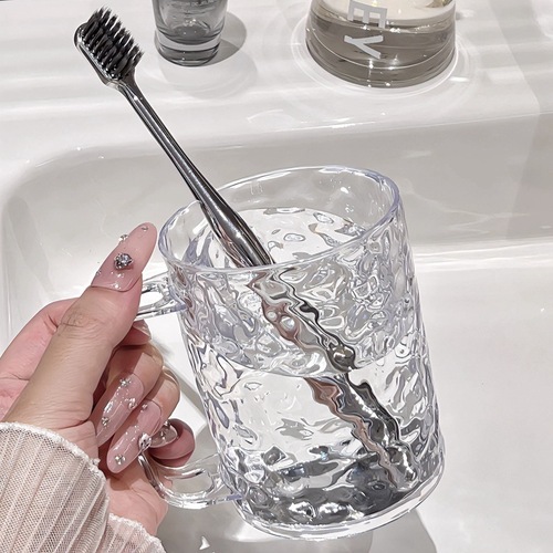 Huisi household mouthwash cup, children's toothbrush cup, couple's toothbrush cup, light luxury transparent cup, baby tooth cup, wash cup