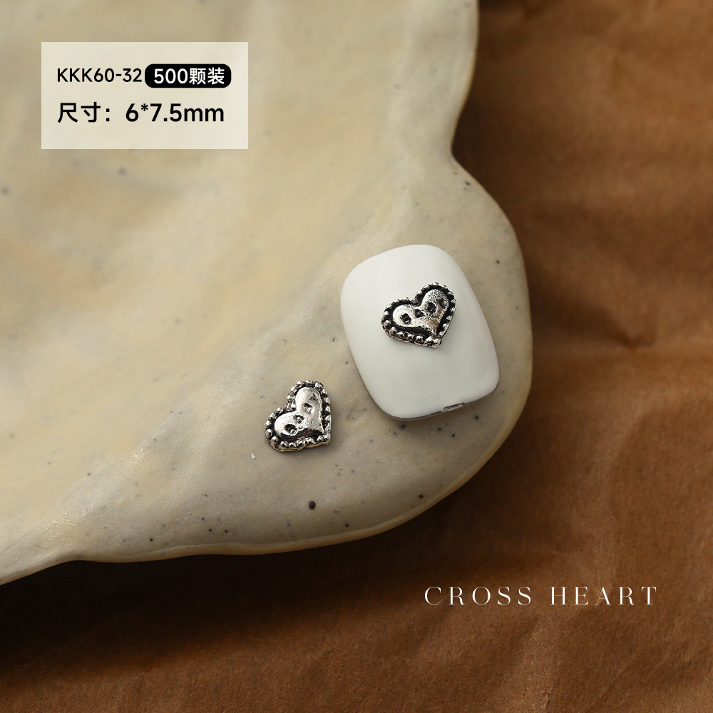 【kkk60-32】crow heart jewelry
