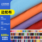 现货边纶布天鹅绒经编圈绒拉毛布服装箱包玩具魔术贴面料羊圈绒