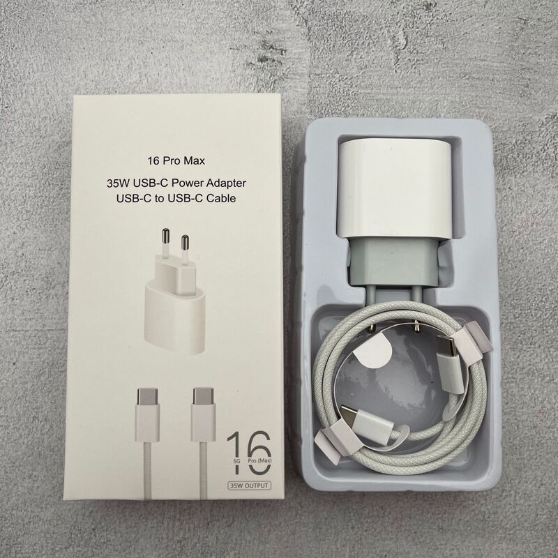 适用苹果欧规充电器35W/20Wpd美规英规充电头iPhone16快充头套装|undefined