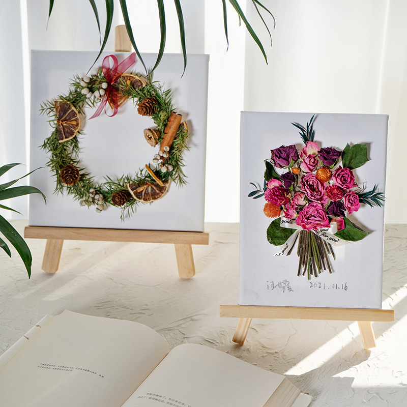 Photo frame, materials set, sample, stickers, handmade