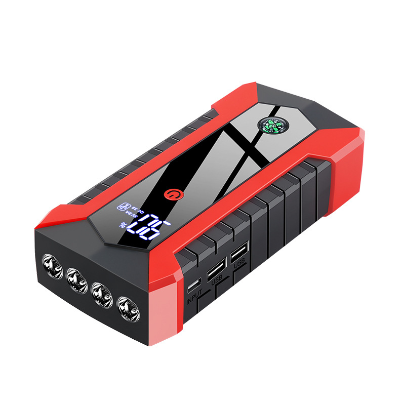 Emergencia del coche arranque de emergencia del coche 12V fuente de alimentación fuerte elevación tesoro eléctrico batería encendido artefacto de carga eléctrica